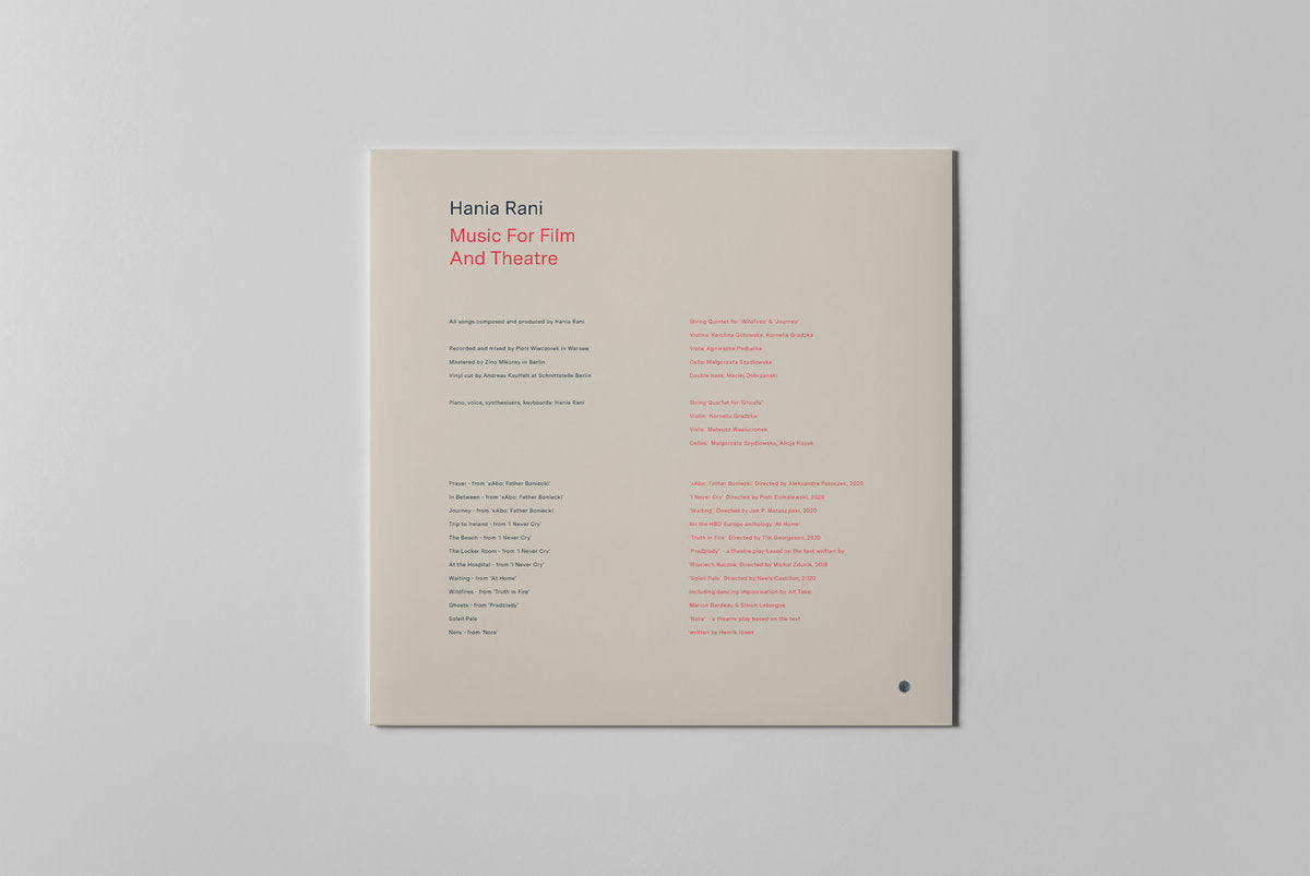 Hania Rani  - Music for Film and Theatre